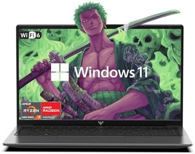 Light Gaming Laptop, ΑΜD Ryzen 7 5700U(8C/16T, Up to 4.3GHz), 16GB RAM 512GB NVMe SSD, WiFi 6, BT5.2, 2026 Laptop Computer, 15.6 Inch Laptop, Numeric KB, HDMI Type-C USB 3.2 Multitasking Laptop