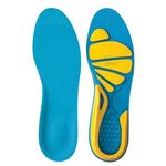 TruClothing Gel Insoles Sport Everyday Active Comfort Footbed Arch Support Insole Shock Absorption Inner Soles Foot Pain Relief Boot Shoe Inserts Replacement - 6-11