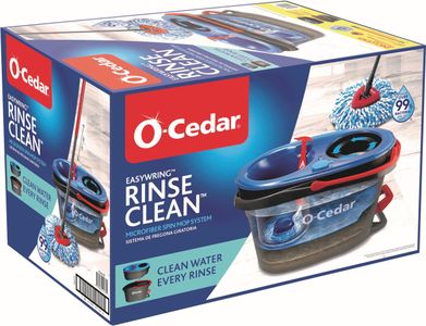 O-Cedar EasyWring Spin Mop – Grey Microfibre Floor Cleaning System
