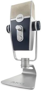 AKG Pro Audio Lyra Ultra-HD, Four Capsule, Multi-Capture Mode, USB-C Condenser Microphone for Recording and Streaming, 3 feet