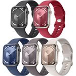 Maledan Sport Band for Apple Watch Strap Ultra 2 Series 10 9 SE 8 7 6 5 4 3 Men Women, Soft Silicone Strap Breathable Bracelet Band for Apple Watch iWatch Bands 49mm 45mm 44mm 46mm 42mm 41mm 40mm 38mm