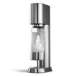 Sodastream ensō Sparkling Water Maker, Stylish Carbonated Water Machine, 1L Custom Ensō BPA-Free Bottle, Cordless Soda Maker, Stainless Steel, Quick Connect Canister NOT INCLUDED