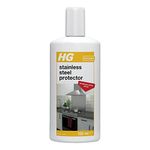 HG Stainless Steel Protector, Quick Shine & Polish Finish for Chrome, Aluminium, Steel & Other Metal Surfaces, Streak Free Shiny Finish with Protective Layer Guard – 125 ml (482012106)