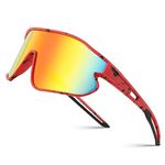 FEISEDY Unisex Youth Sunglasses, Teens Baseball Bike Cycling Sun Glasses, UV400 Sports Boys Girls Cycling Shades B4064