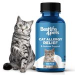 Immunity Boost for Cats Supplement – Helps Your Feline's Respiratory and Digestive System Fight Off Colds and Infections – All Natural, No Fuss Remedy