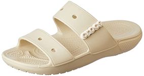 Crocs Unisex Adult Classic Bone Sandal-9 Kids UK (206761-2Y2)