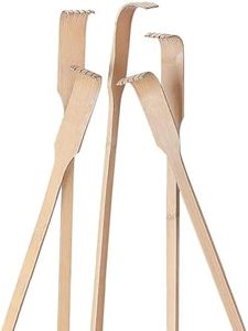 Fun Express Wooden Back Scratchers - Set of 12 Bamboo Scratchers - 18 Inch - Long Reaching for Adults - Great for Pregnant Women, People Who Need Longer Hands or Party Favors