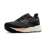 Brooks Women’s Trace 4 Neutral Running Shoe, Ebony/Black/Almond, 6.5 UK