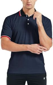 FitsT4 Short Sleeve Polo Shirt Baseball/Softball Umpire Jersey/Referee Uniform - Sized for Chest Protector Navy XL