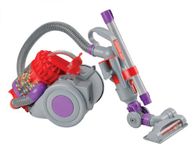 Casdon Dyson DC22 Vacuum Cleaner | Toy Dyson DC22 Vacuum Cleaner For Children Aged 3+ | Features Working Suction, Just Like The Real Thing! Pack of 1, Rot, Lila, Grau