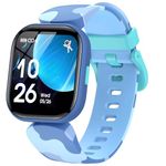 Mgaolo Kids Smart Watch for Boys Girls,Fitness Tracker with Heart Rate Sleep Monitor,Waterproof Activity Tracker Pedometer Step Counter for Android iPhone (Blue)