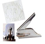 Iteal Customized Custom Hand Embosser Stamp Library Embossing Seal Stamp Stamp Book Embosser Personalized Logo Picture Graduation Office Envelopes Embosser Hand held Embosser Gift Set