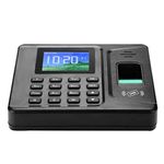 Hanutech Standard Time Attendance Machine Fingerprint Biometric Device 2'8 TFT Colored Display Attendance Recorder (Fingerprint/Password/IRD Card) for Office, Institutions Etc.