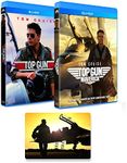 Top Gun and Top Gun Maverick Blu Ray + Including Bonus Art Card