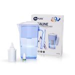 BePURE Alkaline Filter Pitcher 2.5L | Get Balanced Ph Upto 9 | Alkaline Water Filter | Ideal For Acidity Issues| 3 Stage Water Filtration Process| Free Ph Test Kit Included, Transparent