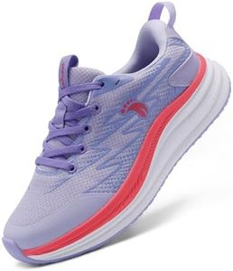 Women's Orthopedic Diabetic Wide Tennis Shoes: Comfort Plantar Fasciitis Arch Support Flat Feet Swollen Feet Recovery Sneakers, Cushioned Outdoor Golf Street Running Walking Shoes Purple Size 8.5