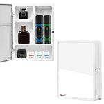 Primax Forever Multi-Purpose Plastic Bathroom Cabinet with Mirror Door/Bathroom Accessories (Slimline-White)