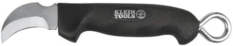 Klein Tools 1580-3 Skinning Knife, Ergnomic Handle with Oversized Ring, 2-Inch Fixed Klein Kurve Blade