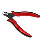 Hakko CHP-170 Micro Soft Wire Cutter, 1.5mm Stand-off, Flush Cut, 2.5mm Hardened Carbon Steel Construction, 21-Degree Angled Jaw, 8mm Jaw Length, 16 Gauge Maximum Cutting Capacity by Hakko