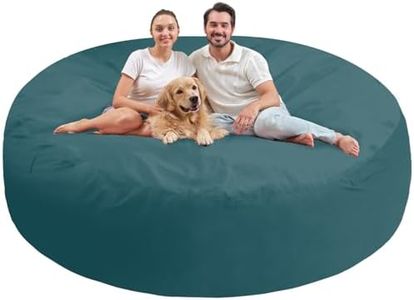 SIMFLAG XX-Large Bean Bag Chair, Memory Foam Filling Bean Bag Chairs with Velvet Cover, Removable and Machine Washable Cover, Giant Bean Bag Chair for Adult