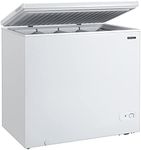 COSTWAY Chest Freezer, 7.0 Cu.ft Upright Single Door Refrigerator with 4 Removable Baskets, Compact Freezer with Manual Defrosting & Mechanical Temperature Control for Apartments, Dormitories Garage