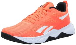 Reebok Men's Nfx Trainer Sneaker, Digital Coral/Supercharged Coral/Black, 9 UK