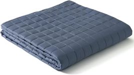 YNM Cooling Weighted Blanket, Rayon Derived from Bamboo with Premium Glass Beads (Blue Grey, 152CM x 203CM, 6.8kg), Suit for One Person Use on Double & King Bed