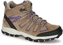 Eddie Bauer Astoria Mid Women's Hiking Boot | Water Resistant Lightweight Mountain Hiking Boots for Women | Ladies All Weather Outdoor Ankle Height Hiker, Tan, 10