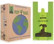 Biodegradable Dog Poo Bags with Tie Handles - 450 Value Pack Strong & Thick Dog Poop Bags,Fresh Scented Dog Poo Bags