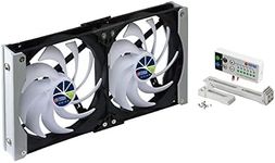 TITAN- 12V DC Double Rack Mount Cooling Fan for RV/Caravan/Bus Life -TTC-SC20(C) (140mm)