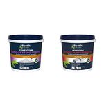Bostik Cementone Rapid Setting Cement, For Interior & Exterior Use, Waterproof, Colour: Grey, 10kg & Cementone General Purpose Mortar, Pre-Mixed, 10kg