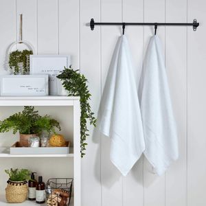 Christy Supreme Hygro 6-Piece Towel Set – White Cotton Towels