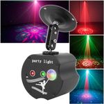 Party Disco Lights, Party Lights DJ Disco Lights Sound Control RGB Party Lights Strobe Lights Laser Stage Lights with Remote Control and Sound Activation for Home Party Karaoke Holiday Ktv Christmas