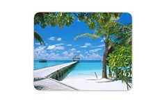 Destination Vinyl Ltd Maldives Beach Car Mouse Mat Pad - Palm Tree Holiday Sea Sky Gift Computer #8968