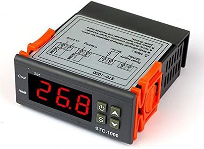xcluma STC-1000 220V AC LCD Digital Thermostat Temperature Control dual Relay HOT and COLD