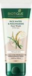 Biotique Rice Water & Niacinamide Gel Face Wash Removes Excess Oils & Reduce Blemishes of the Skin | Glass Skin | For Men & Women - 100ml