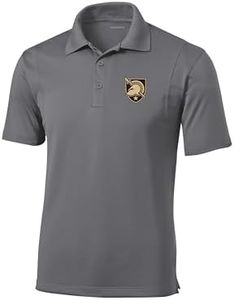 Sport Your Gear United States Military Academy Army Black Knights Prime Athletic Logo Micropique Sport-Wick Golf Polo, Sport Gray, X-Large