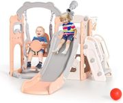 Kids Slide,6 in 1 Toddler Slide for