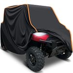 StarknightMT UTV Cover 4 Seater, Waterproof Anti-UV Cover Compatible with Polaris Ranger Crew 1000 900 570 800 General RZR Talon Teryx 4-Door with Reflective Strips Heavy-duty 420D Cover