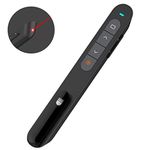 Storin Presenter Laser Pointer, PowerPoint Clicker Vol Control -2.4GHz Presentation Remote for Classroom, Lecture Hall, Conference Room, Exhibition Halls