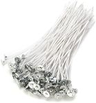 Candle Wick,100 Piece Candle Wicks for Candle Making DIY, 6 Inch Pre-Waxed Cotton Wick with Tabs