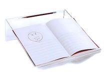 Clear Acrylic Ergonomic Writing Slope, Extra Wide For Better Writing Posture, 20 Degree Angle, Anti Slip with Pen Holder - Educational & SEN Resource - by Playlearn