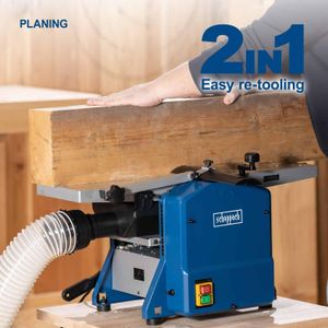 Scheppach HMS850 Planer Thicknesser – Compact Benchtop Woodworking Tool