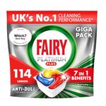 Fairy Platinum+ Complete Dishwasher Tablets 114ct, Fairy Dishwasher Tablets Platinum Plus, Dishwasher Tablets Bulk