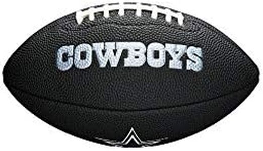 WILSON Sporting Goods NFL Dallas Cowboys Team Logo Football , Black, Mini Size