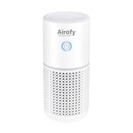 Airofy™ Airo Essential Portable Car Air Purifier with HEPA H13 Filter, Diffuser & Aromatherapy | Allergy & Asthma Relief, Negative Ion and 2 Active Filtration Modes
