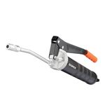 Groz Double Piston Grease Gun | Lever Grease Gun with 6" Extension, Coupler | 3x Output | High Volume Grease Gun | Discharge Upto 2.4 gm/s | For Regular Greasing Applications| G2R/B