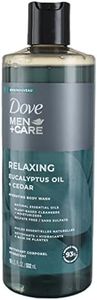 Dove Men+Care Shampooing pour le corps pour homme pour une expérience de douche rafraîchissante à l'eucalyptus et au cèdre 18 oz