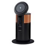 Duracell M100 Power Station, Lightweight and Compact, Wireless Charging, Portable Charging Hub and Charger for Laptops, Phones, Tablets, Earbuds and Smartwatches, Charging Dock Included