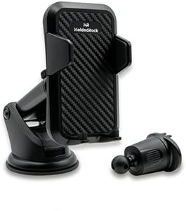 MR Portacellulare Auto Universale 3 in 1, Supporto Telefono Auto Ventosa Resistente, Porta Smartphone Auto Con Braccio Per Telefono e Rotazione a 360 gradi, Compatibile Con Tutti Gli Smartphone